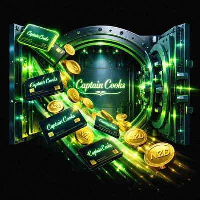 All deposit options at Captain Cooks Casino